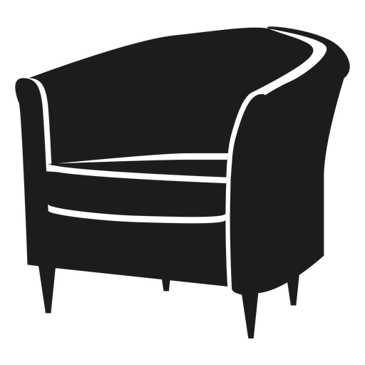 Tub Chair Flat Icon