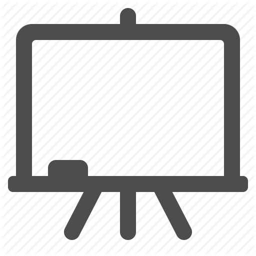 Blackboard, Chalkboard, Classroom, Projection Screen Icon