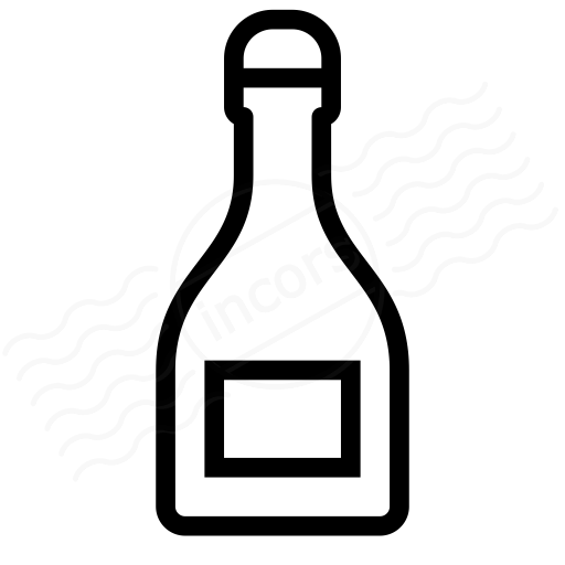 Iconexperience I Collection Champagne Bottle Icon