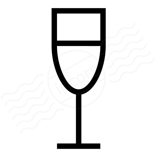 Iconexperience I Collection Champagne Glass Icon