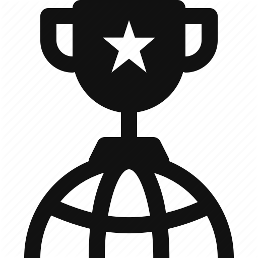 Achievement, Champion, Globe, Trophy Icon