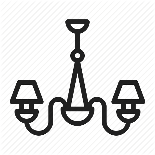 Chandelier, Interior, L Light Icon