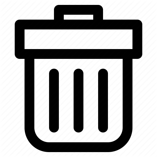 Bin, Delete, Recycle, Rubish, Trash Icon