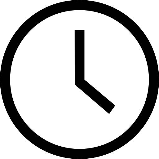 Time, Hour, Interface, Circular, Clock, Tool Icon