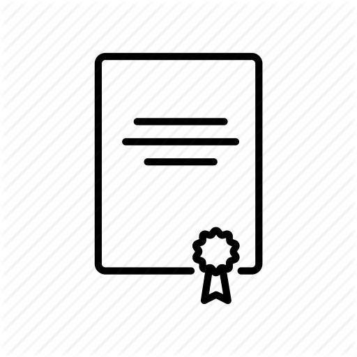 Charter, Diploma, Document, Mission, Prize, Program, School Icon