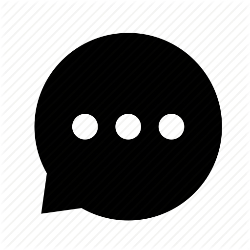 Chat, Cloud, Dialogue, Dot, Left Icon