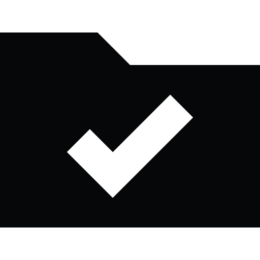 Folder Check Icon