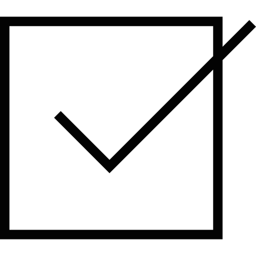 Tick Box With A Check Mark Png Icon