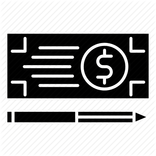 Bank, Check, Currency, Money, Payment Icon