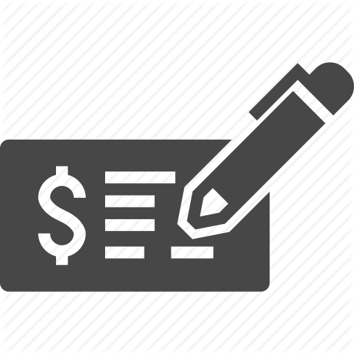 Bank Check, Check, Payment Icon