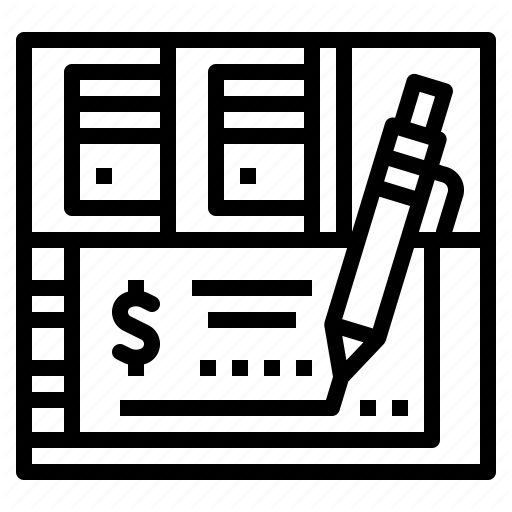 Banking, Business, Checkbook, Finance Icon