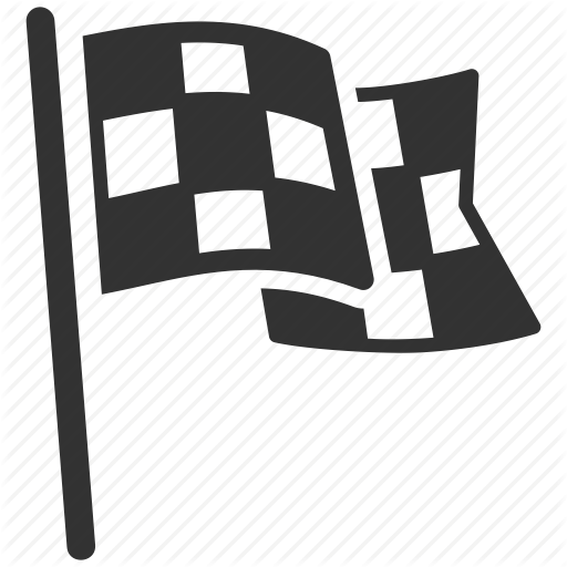 Checkered Flag, Competition, Finish, Start Icon