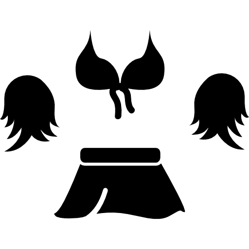 Rugby Cheerleader Clothes Icons Free Download