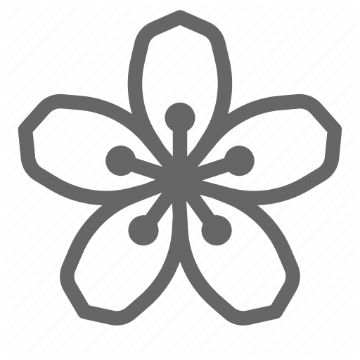 Blossom, Cherry, Pink, Sakura Icon