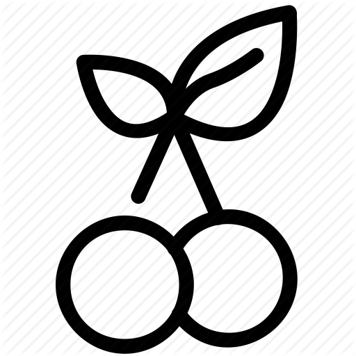 Cherry, Fruit, Healthy Icon