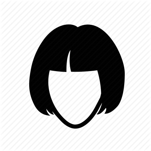 Face, Female, Girl, Portrait, Short Hair, Woman Icon