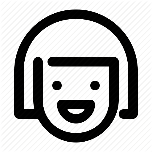 Face, Girl, Happy, Person, Talking, Woman Icon