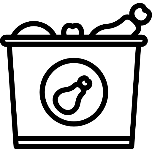 Fried Chicken Icons Free Download