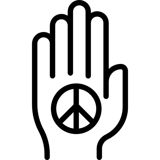 Palm, Shape, Hand, Love, Heart, Silhouette, Childs, Child, Care Icon