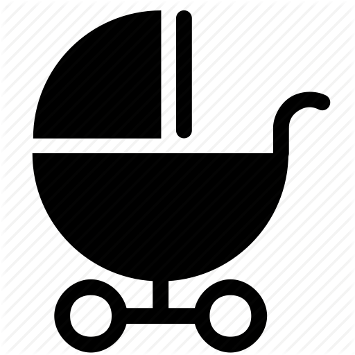 Baby, Carriage, Child, Childcare, Go Cart Icon