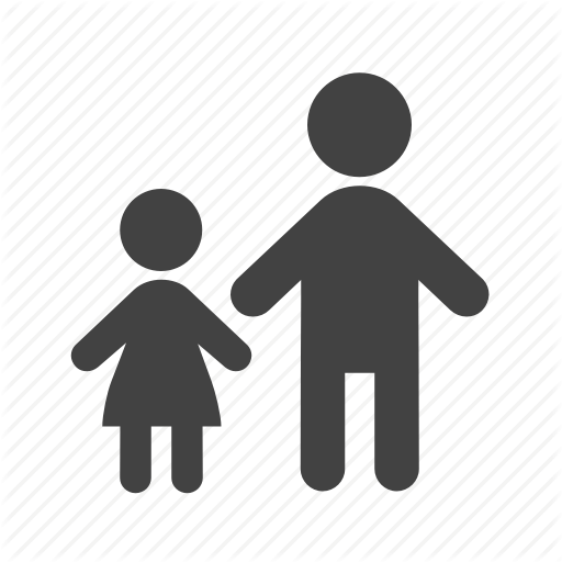 Child, Children, Family, Girl, Happy, Kids, Standing Icon