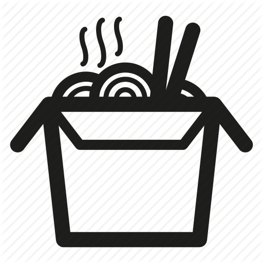 Asian, Box, Chinese, Food Icon