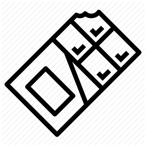 Chocolate, Chocolate Bar Icon