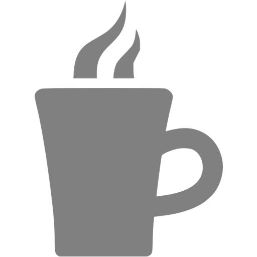 Gray Hot Chocolate Icon