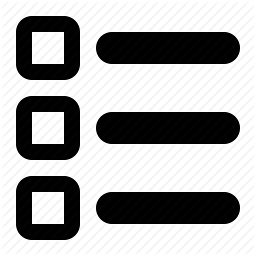 List, Multiple Choice, Web Icon