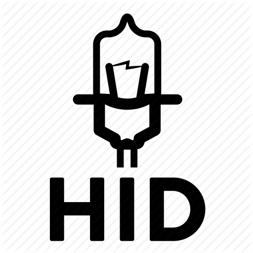 Automotive, Bright, Bulb, Hid, High Intensity Diode, Light Icon