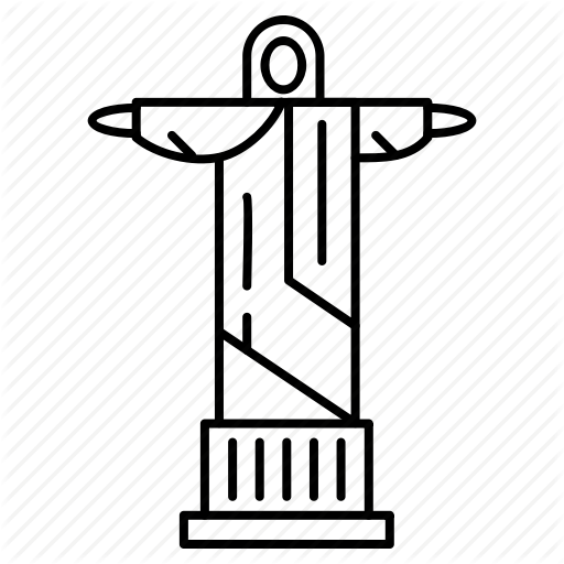 Christ The Redeemer, Landmark, Rio, Travel, Trip, Vacation Icon