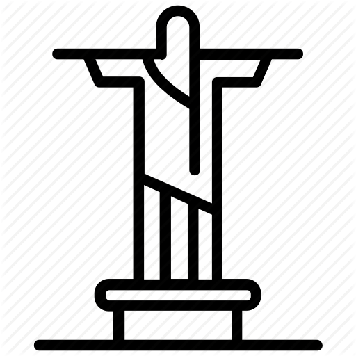 Brazil Statue, Christ The Redeemer, Corcovado, Landmark, Monument Icon
