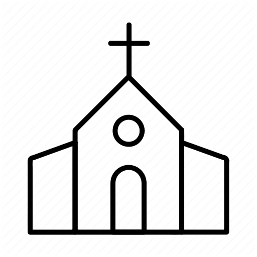 Architecture, Building, Christian, Church, Cross, Religion Icon