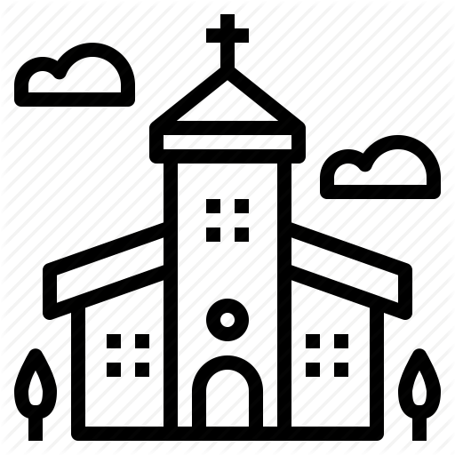 Building, Christian, Christmas, Church Icon