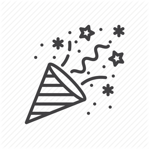 Cone, Confetti, Popper Icon