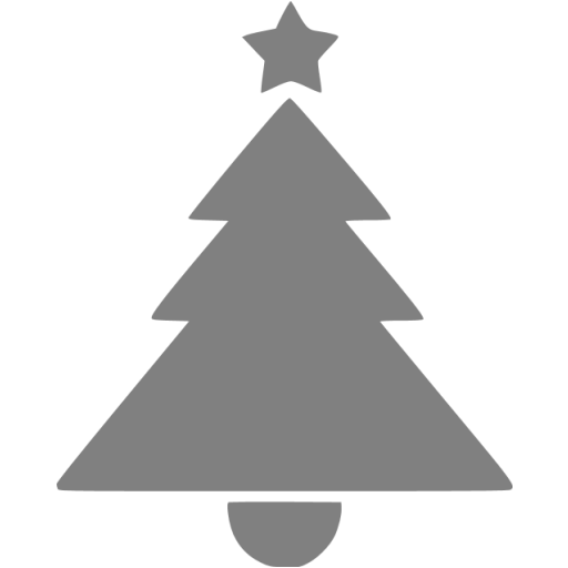 Gray Christmas Icon