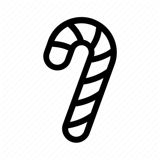 Candy, Candy Cane, Christmas, Sugar Icon