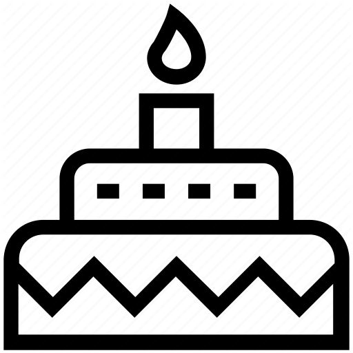 Birthday Cake, Cake, Celebration, Christmas, Party Icon