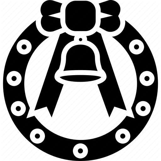 Christmas, Decoration, Ornament, Wreath Icon