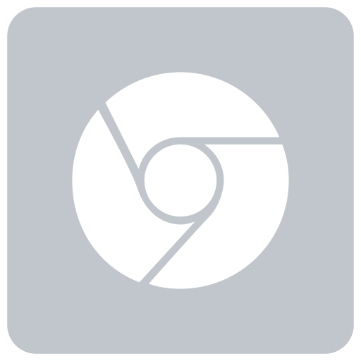 Social Media Chrome Glyph Icon