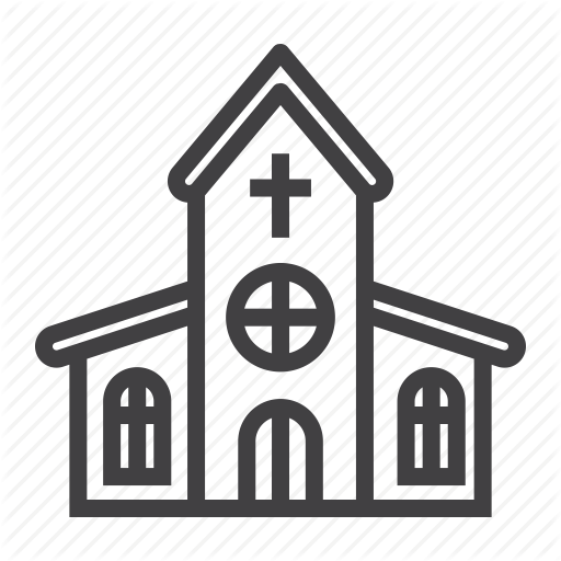 Building, Catholic, Church, Cross, Easter, Holiday, Religion Icon