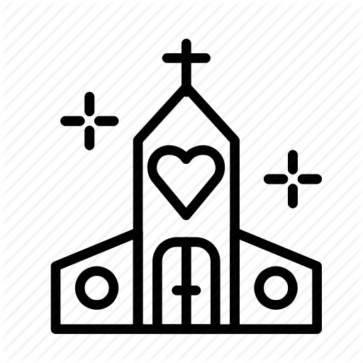 Church, Love, Marriage, Party, Wedding Icon