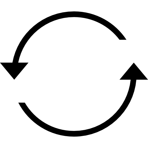 Circular Arrows Refresh Interface Symbol