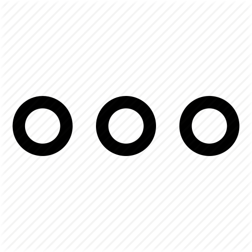 Chat, Comment, Menu, Options, Three Circles Icon