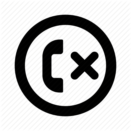 Call, Circle, Phone, Rejected Icon