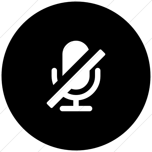 Flat Circle White On Black Bootstrap Font Awesome