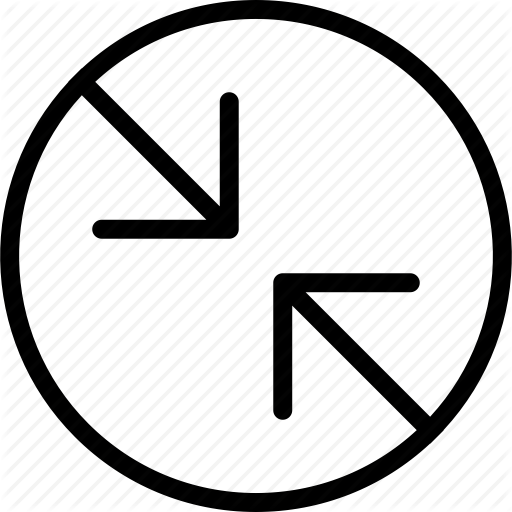 Arrowsslash, Circle, Point Icon