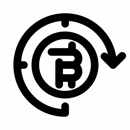Bitcoin, Circle, Time Icon
