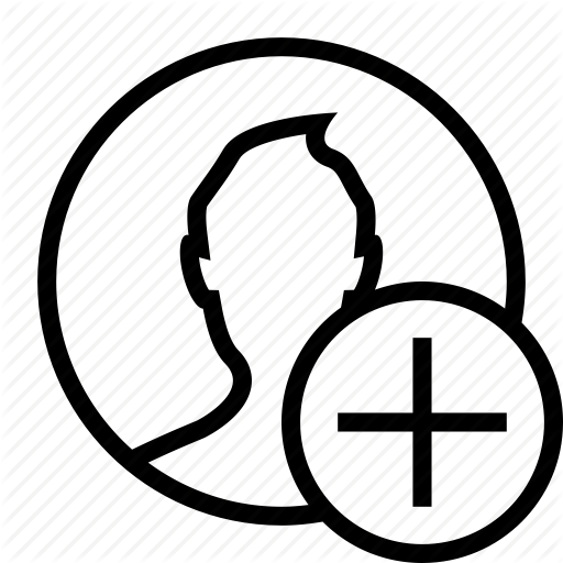 Add, Circle, Increase, Man, Plus, Profile, User Icon