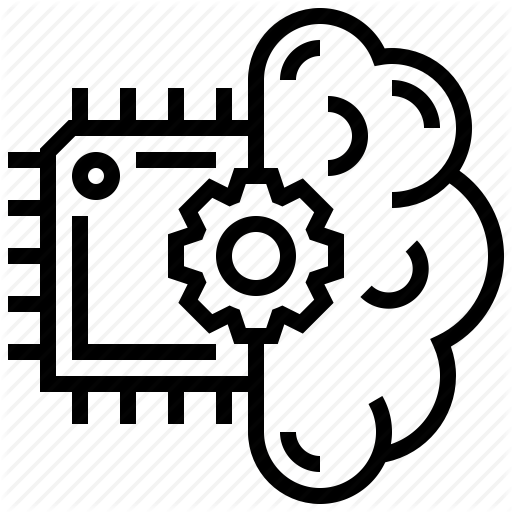 Artificial, Brain, Circuit, Intelligence, Learning, Machine Icon